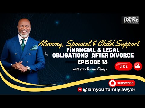 Alimony , Spousal & Child support – Financial & Legal Obligation after Divorce – Episode 18